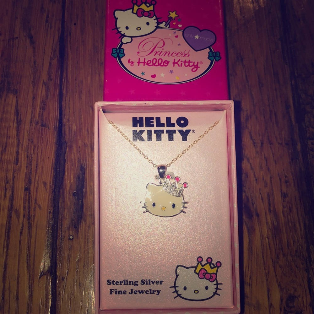 Hello Kitty Princess Sterling Silver Necklace